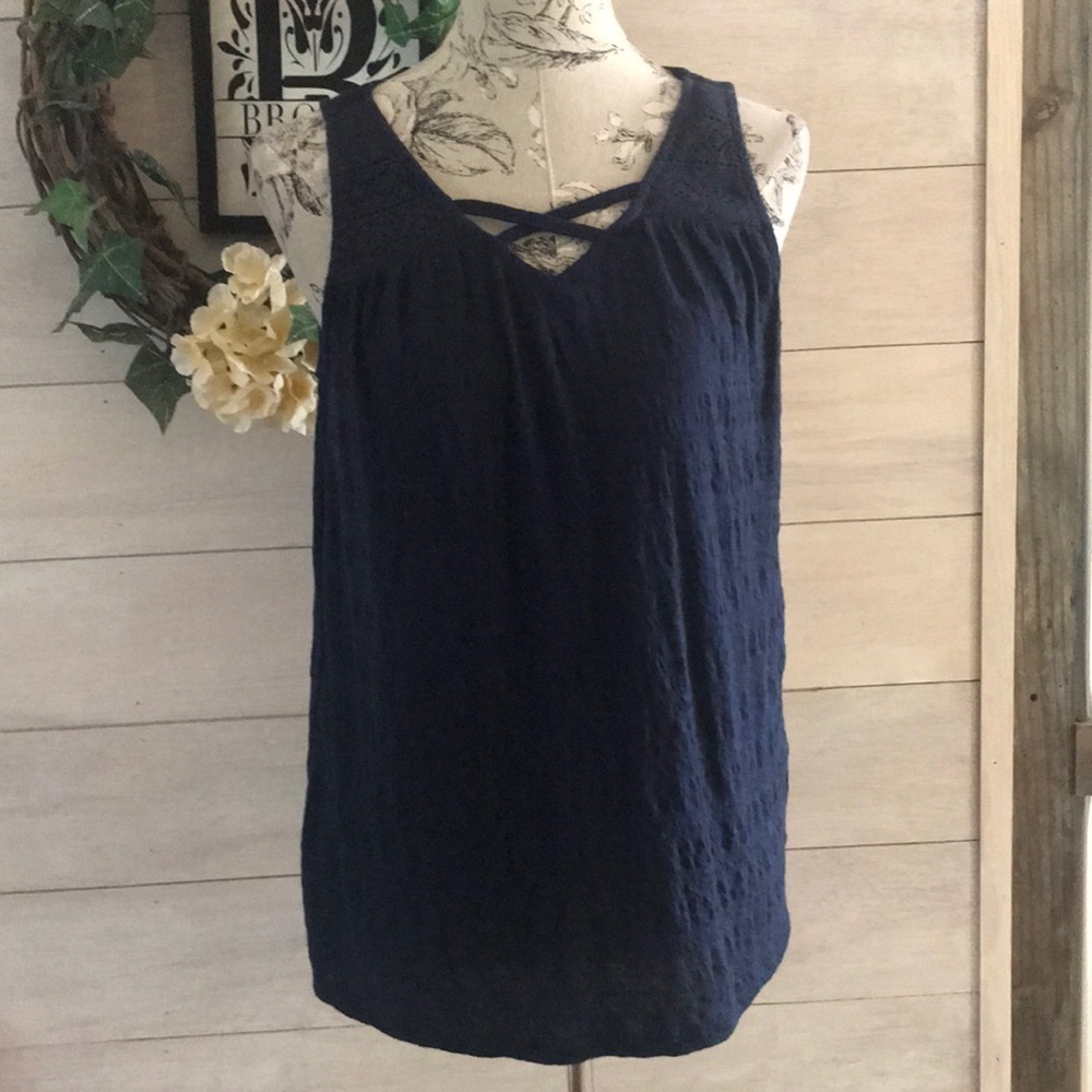 *SONOMA Navy Blue Top S
